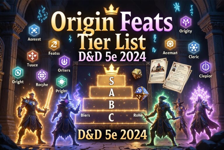 Origin Feats Tier List