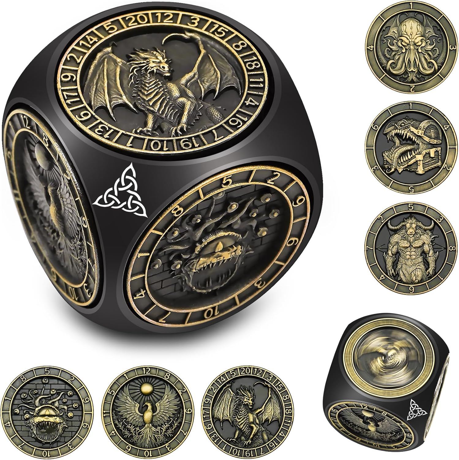 Spinner Metal Dice